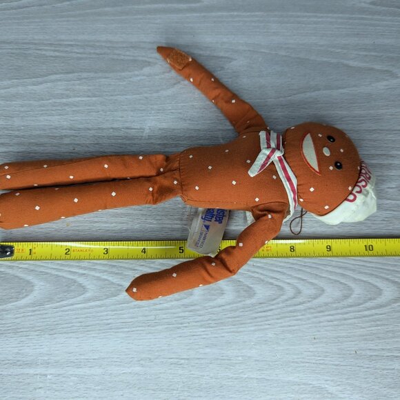 Vintage Nabisco 10" Tall Mr. Salty Stuffed Plush Pretzel Doll Sailor Hat - Picture 8 of 11